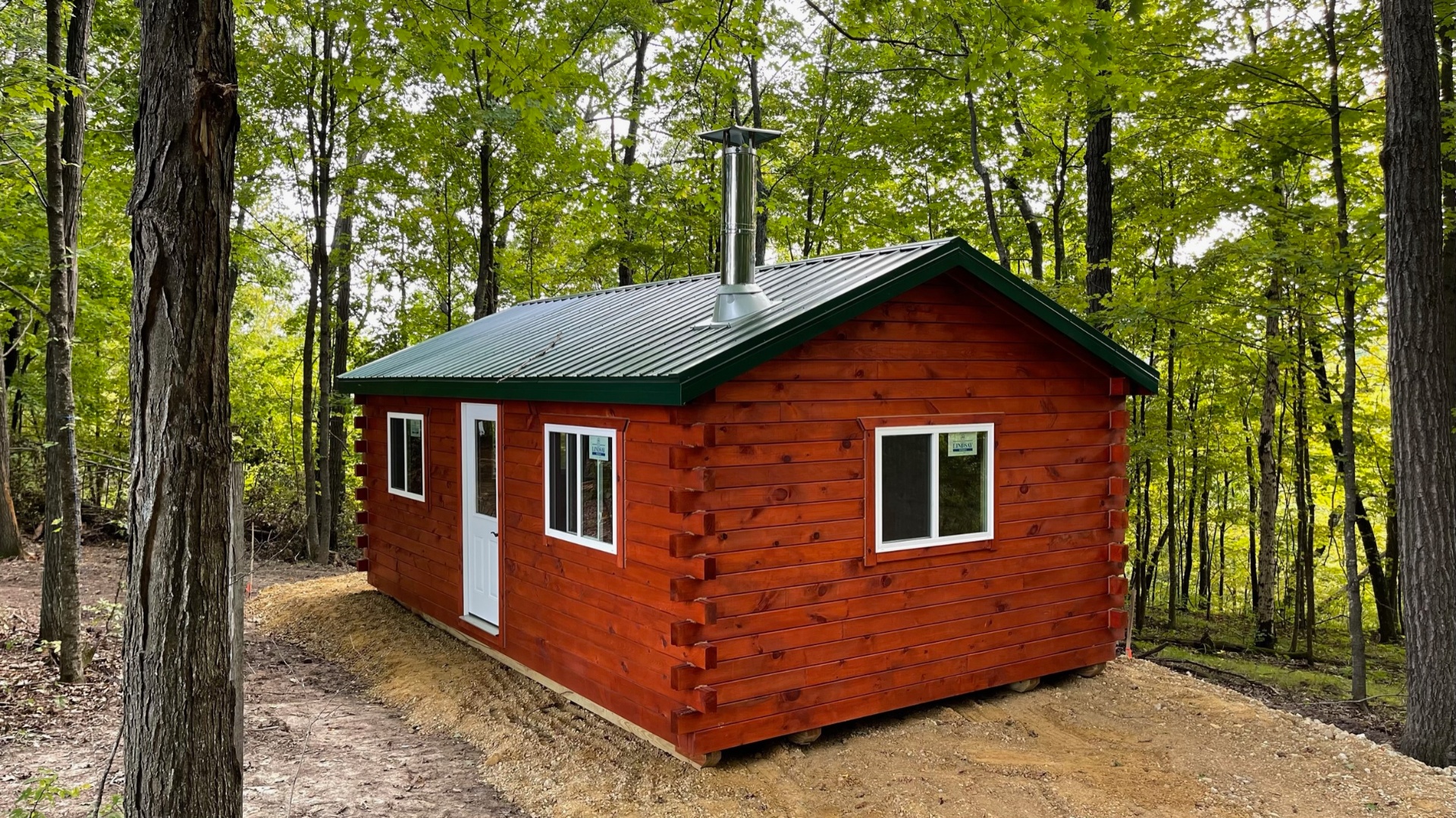 The Garrison log cabin